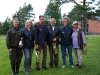 Instruktörerna, Pia, Johan, Ankie, Janne. Vi hade två kastare till hjälp vid min högra sida står Eddie och till vänster om Janne står Maud