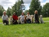 Grattis till placeringarna i Working Test, högre klass, från vänster vinnaren Kaj med Ebba, trea Elisabeth med Leo, femma Gunilla med Immer. Anette och Monica som kom tvåa och fyra blev tyvärr tvungna att åka innan prisutdelningen så dom är inte med på kortet. 