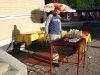 På kvällarna grillade vi, André tog på sig rollen som grillmästare.